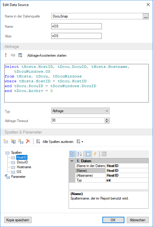 Docusnap-Berichte-Designer-Neue-Datenquelle-Statment Docusnap-Berichte-Designer-Neue-Datenquelle-Statment