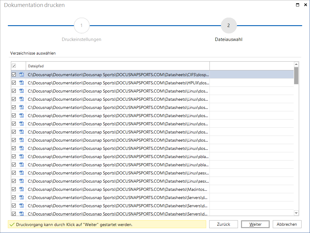 Docusnap Dokumentation Drucken Dateiauswahl Docusnap Dokumentation Drucken Dateiauswahl