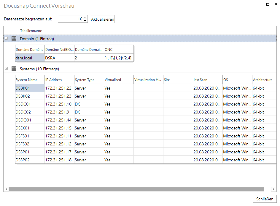Docusnap Connect Paket Vorschau Docusnap Connect Paket Vorschau