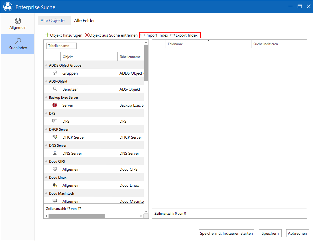 Docusnap Enterprise Suche Import Export Docusnap Enterprise Suche Import Export