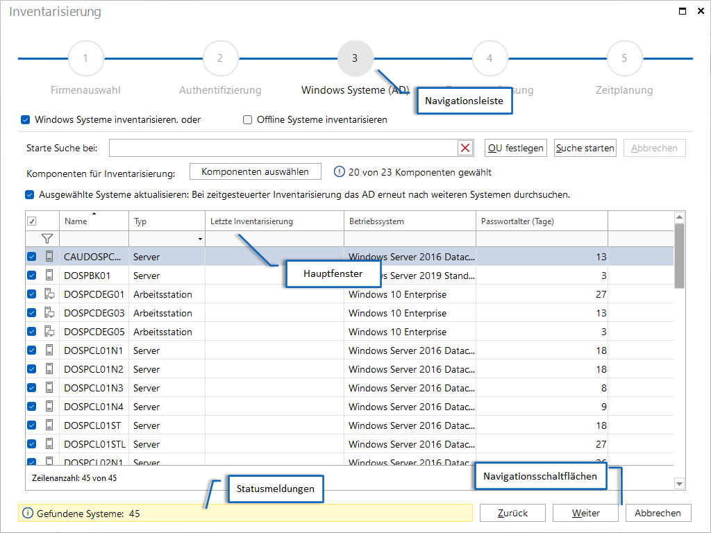 Docusnap Inventarisierung Firmenauswahl Grundlagen Assistenten Docusnap Inventarisierung Firmenauswahl Grundlagen Assistenten