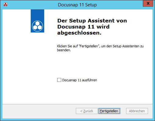 Docusnap Setup Installation Abgeschlossen Docusnap Setup Installation Abgeschlossen