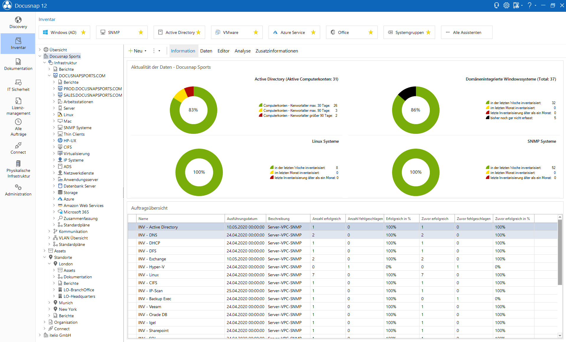 Docusnap Datenexplorer Information
