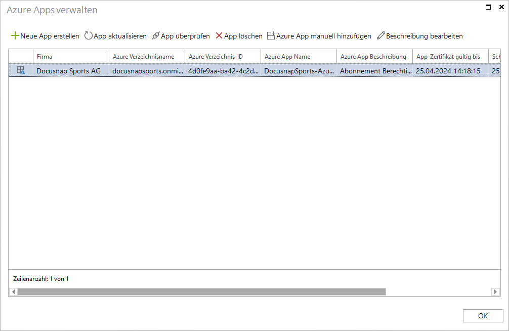 Docusnap Azure Apps Verwaltung Docusnap Azure Apps Verwaltung