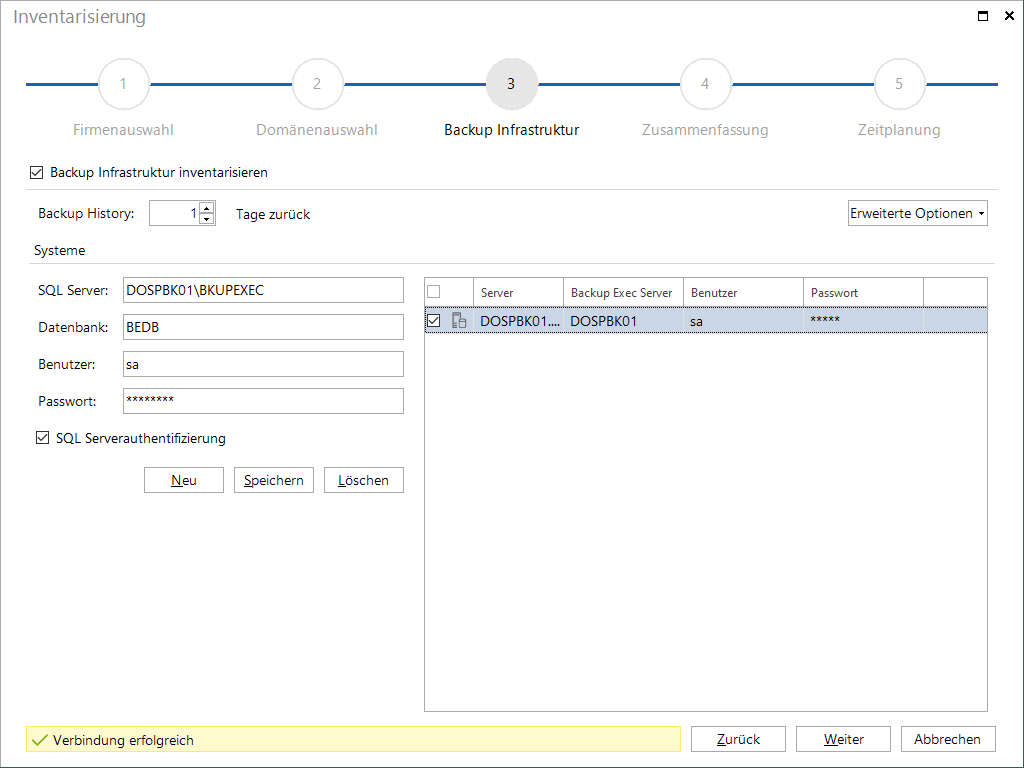 Docusnap Inventarisierung Backup Exec Docusnap Inventarisierung Backup Exec