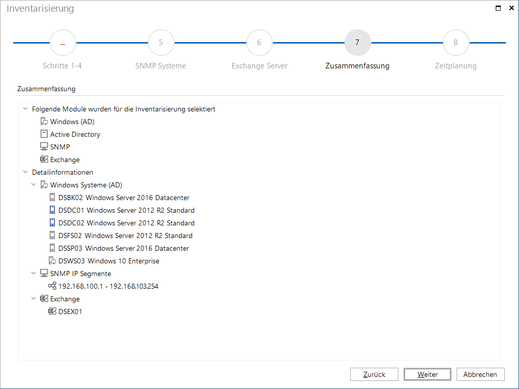 Docusnap Inventarisierung Zusammenfassung