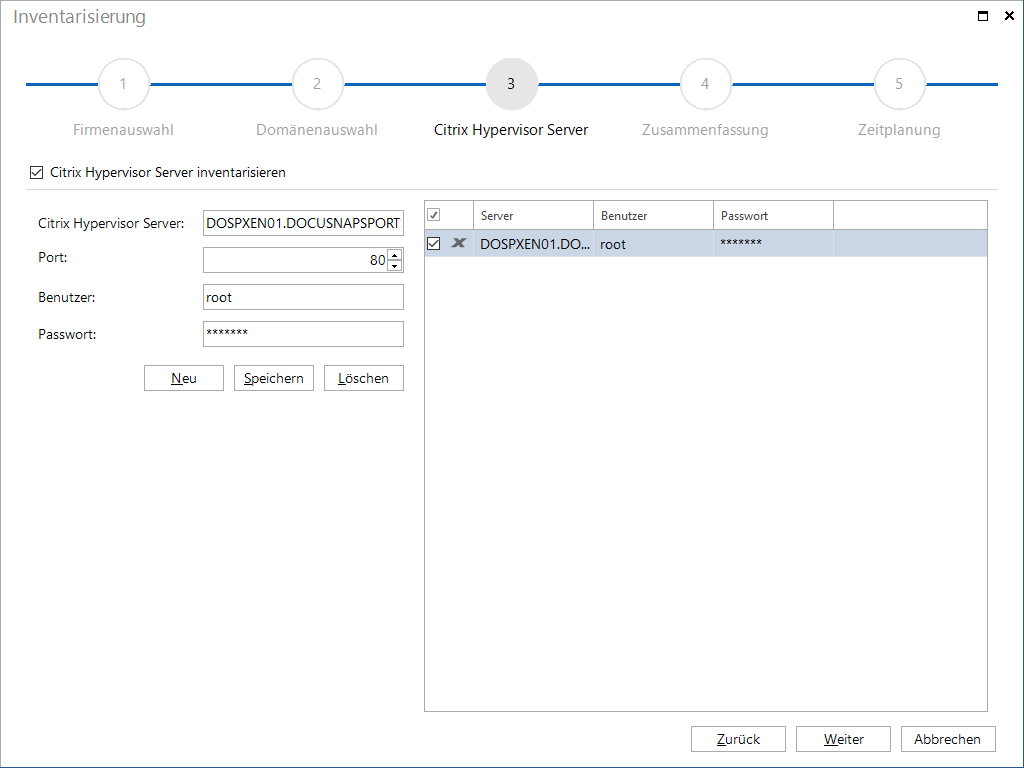 Docusnap Inventarisierung Xencenter Docusnap Inventarisierung Xencenter