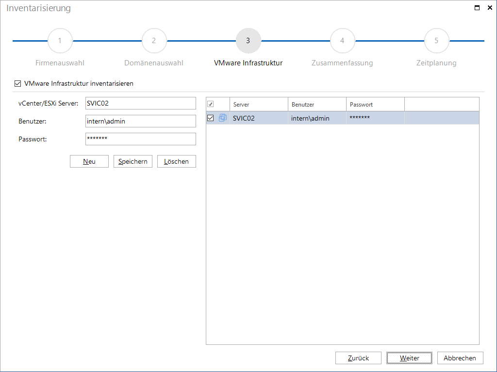 Docusnap Inventarisierung VMware Infrastruktur Docusnap Inventarisierung VMware Infrastruktur