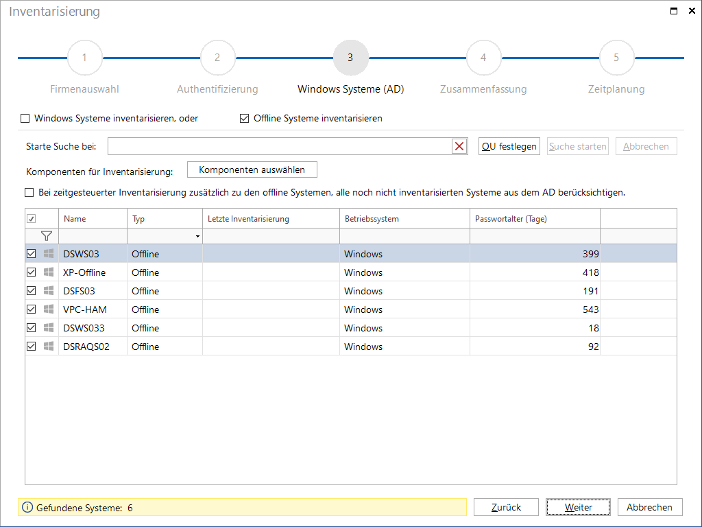 Docusnap Inventarisierung Offline Systeme Docusnap Inventarisierung Offline Systeme