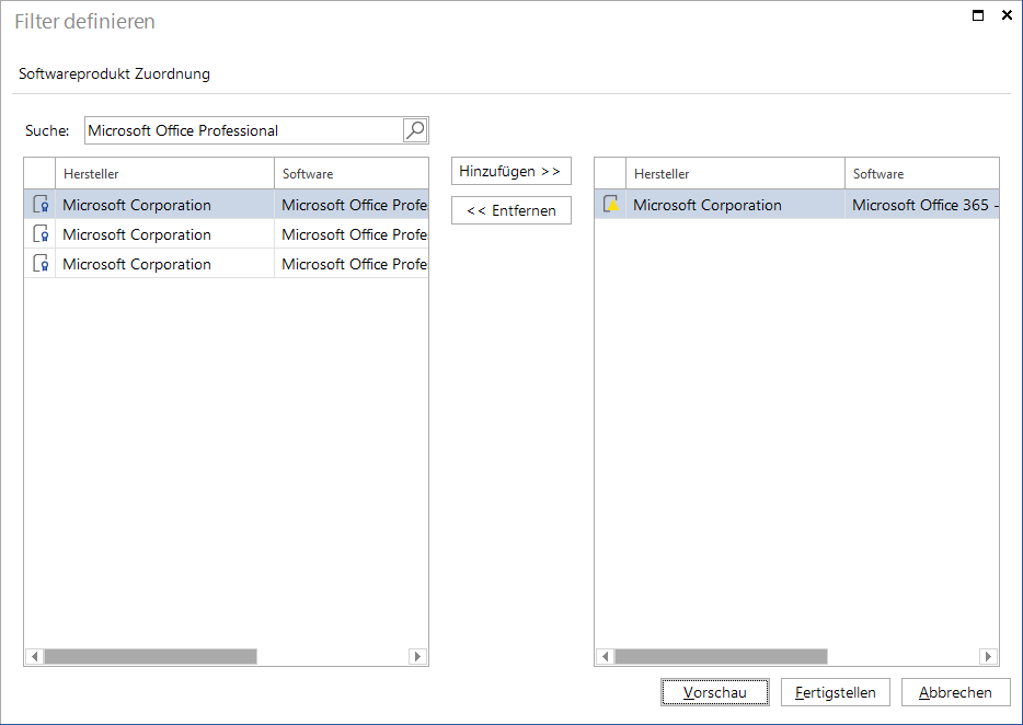 Docusnap Lizenzmanagement Softwareliste Docusnap Lizenzmanagement Softwareliste