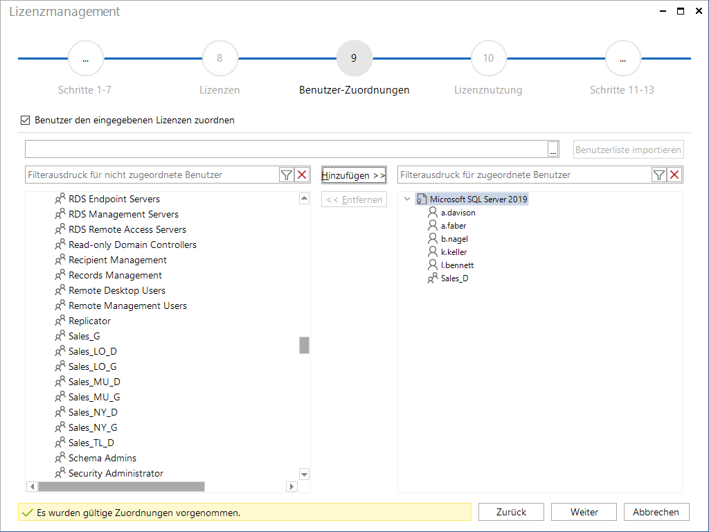 Docusnap Lizenzmanagement Benutzerzuordnung Docusnap Lizenzmanagement Benutzerzuordnung