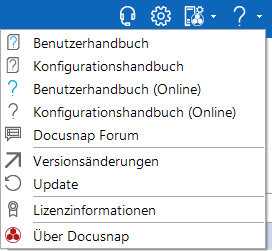 Docusnap Menü Hilfe Docusnap Menü Hilfe