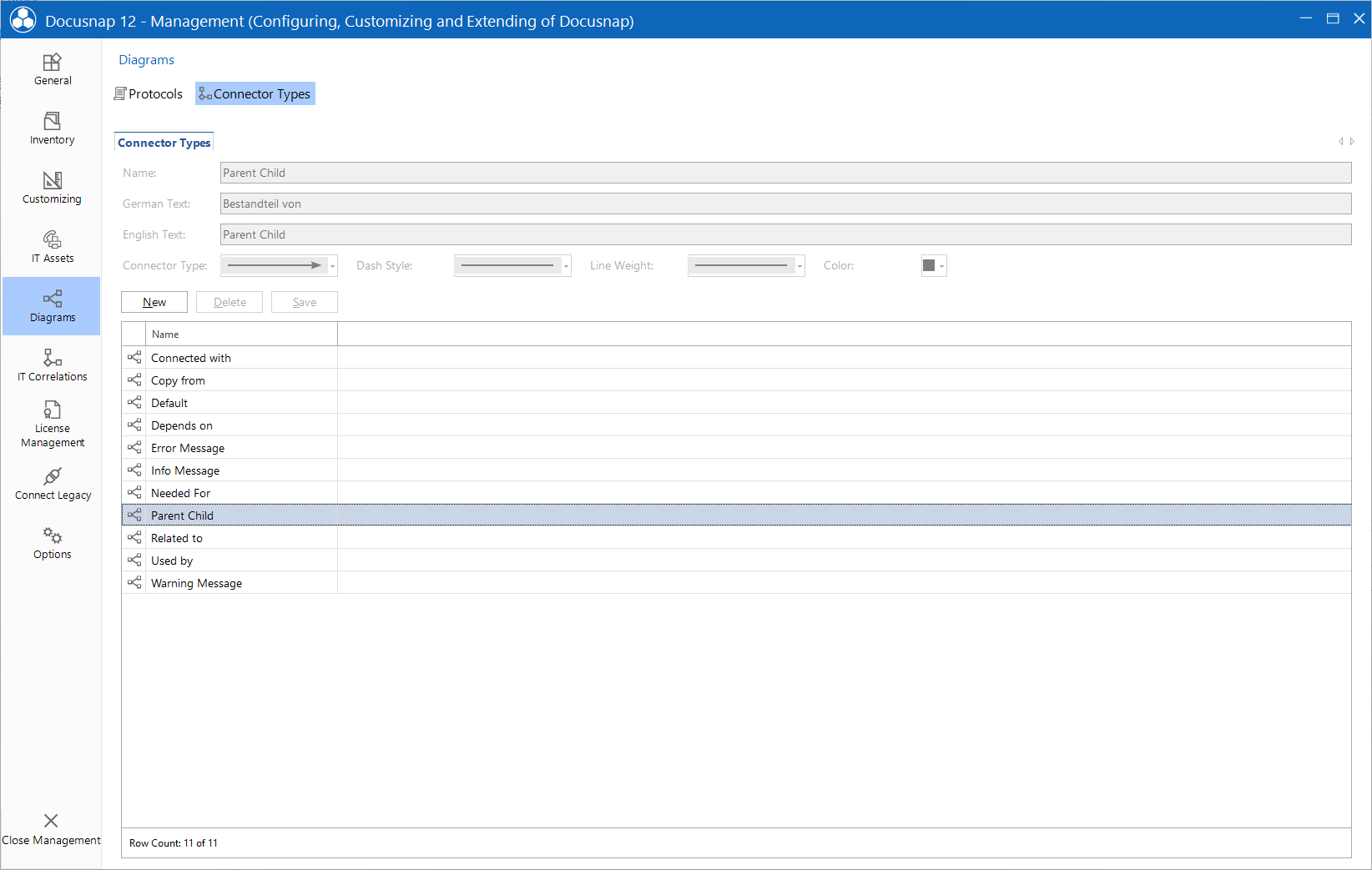 Docusnap Management Relations Connector Types Docusnap Management Relations Connector Types