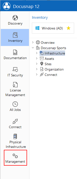 Docusnap Management Open Docusnap Management Open