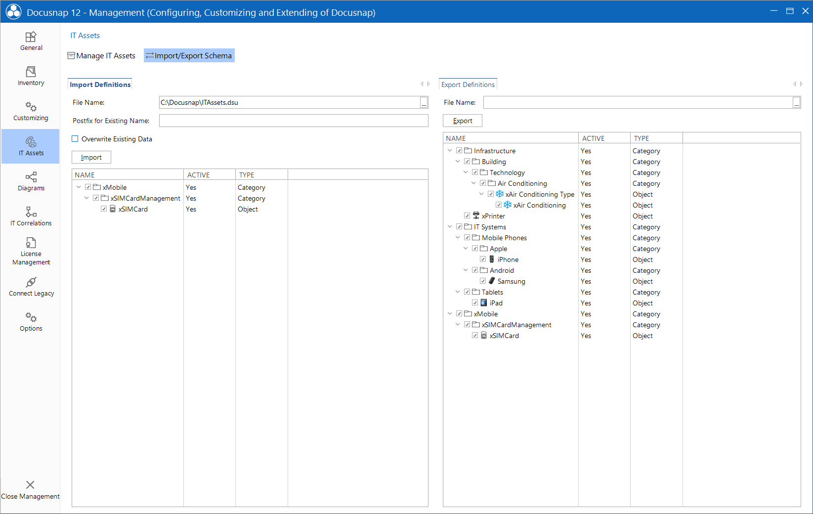 Docusnap Management IT Assets Import Docusnap Management IT Assets Import