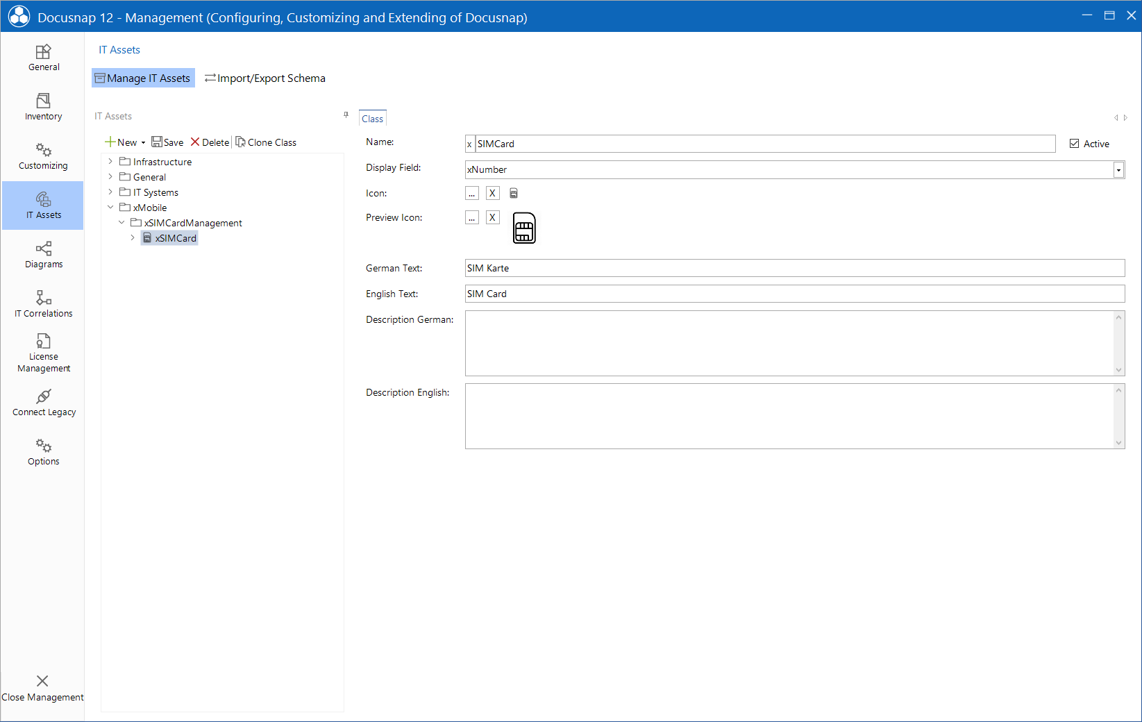 Docusnap Management IT Assets Class Docusnap Management IT Assets Class