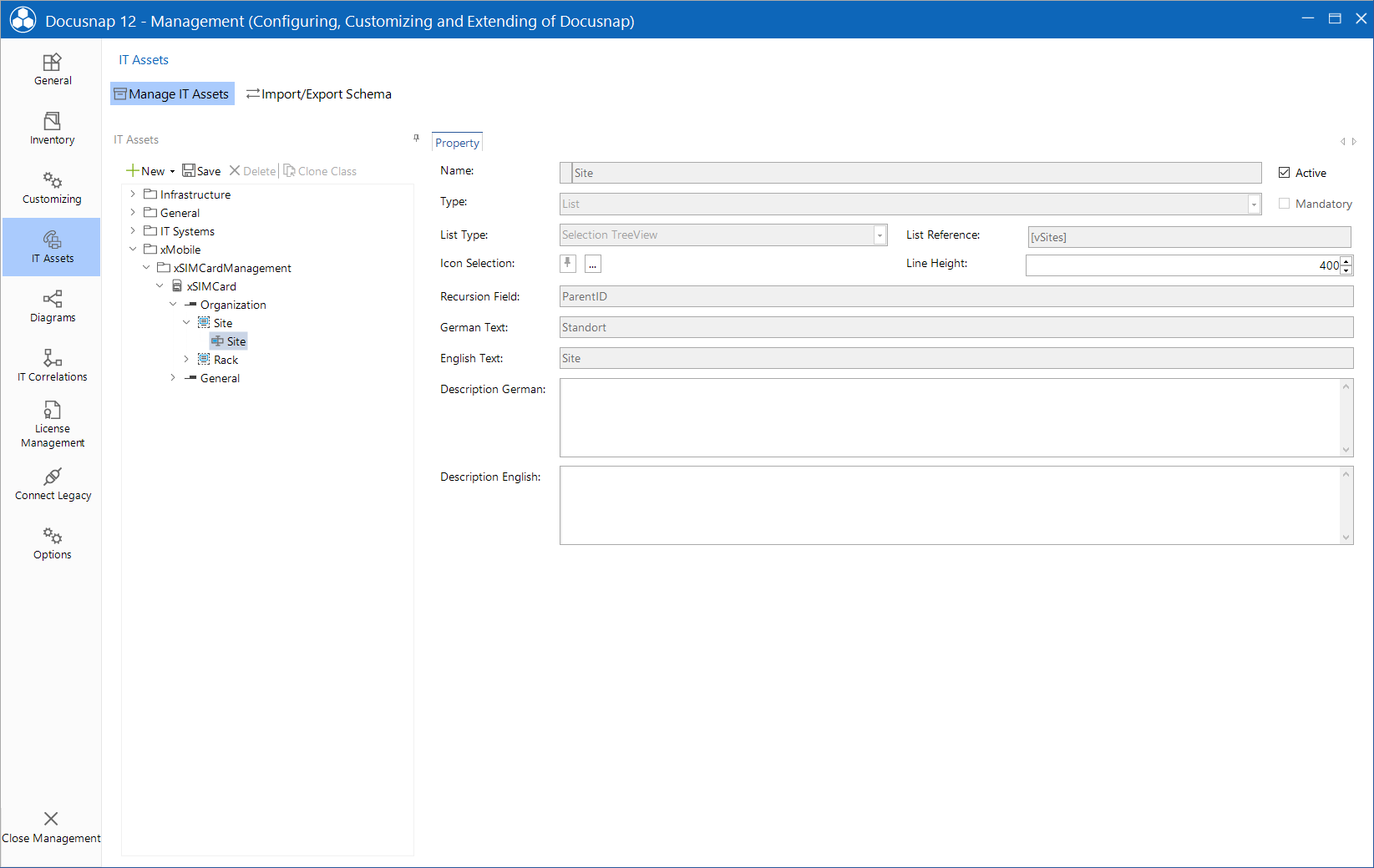 Docusnap Management IT Assets Property Docusnap Management IT Assets Property