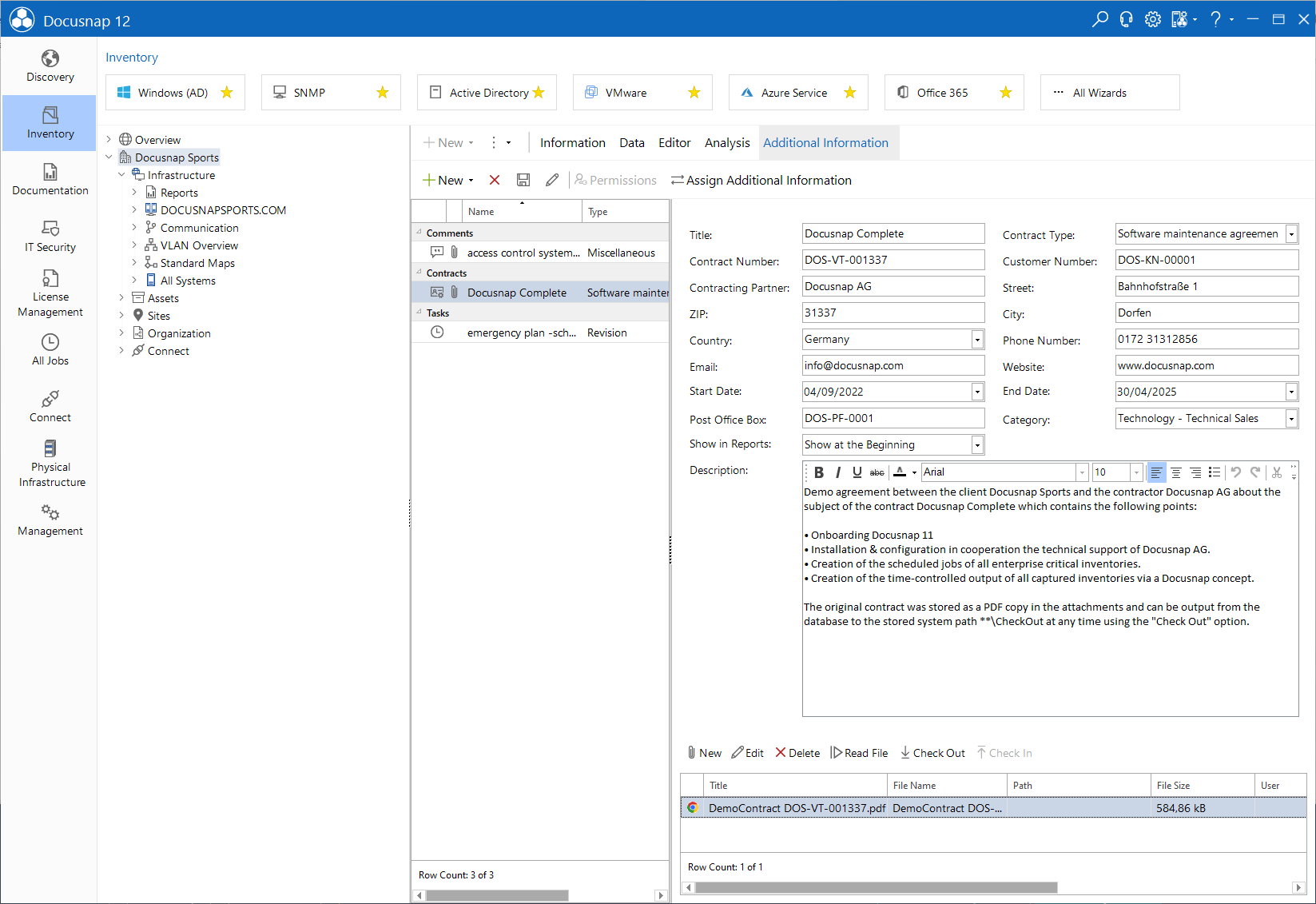 Docusnap-AdditionalInformation-Overview Docusnap-AdditionalInformation-Overview