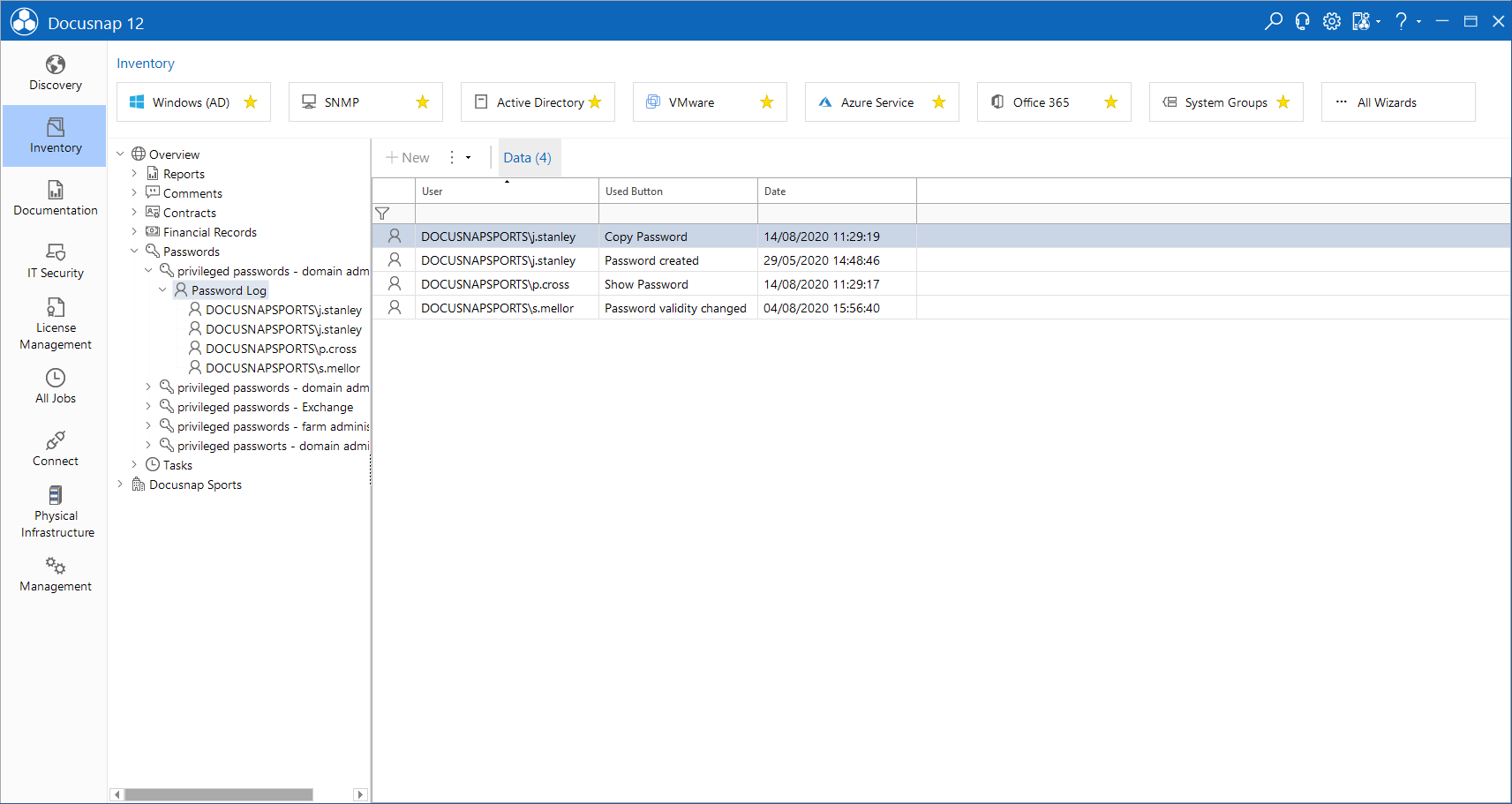 Docusnap-Organization-Password-Log Docusnap-Organization-Password-Log