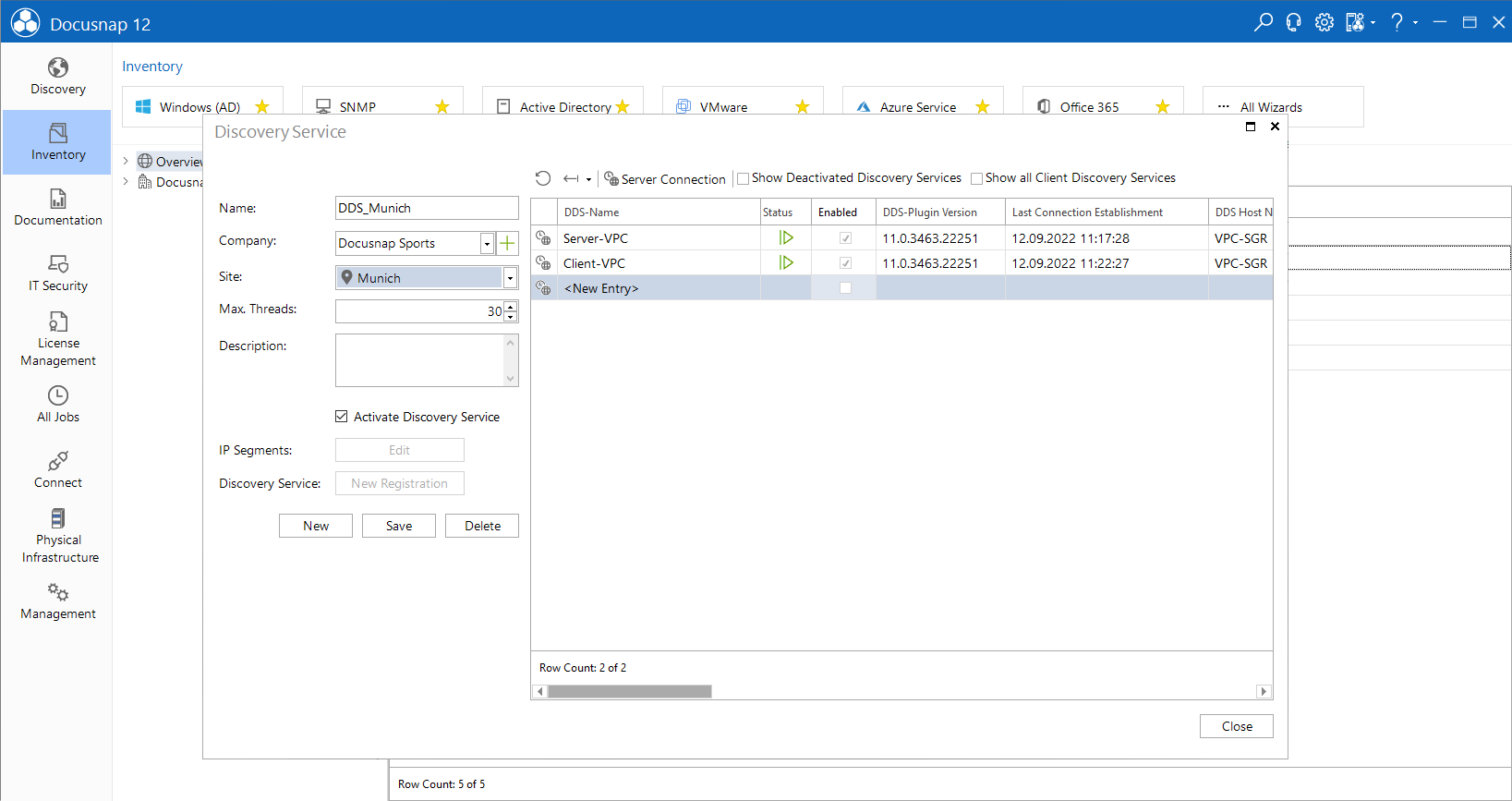 Docusnap-Discovery-Service-configure Docusnap-Discovery-Service-configure
