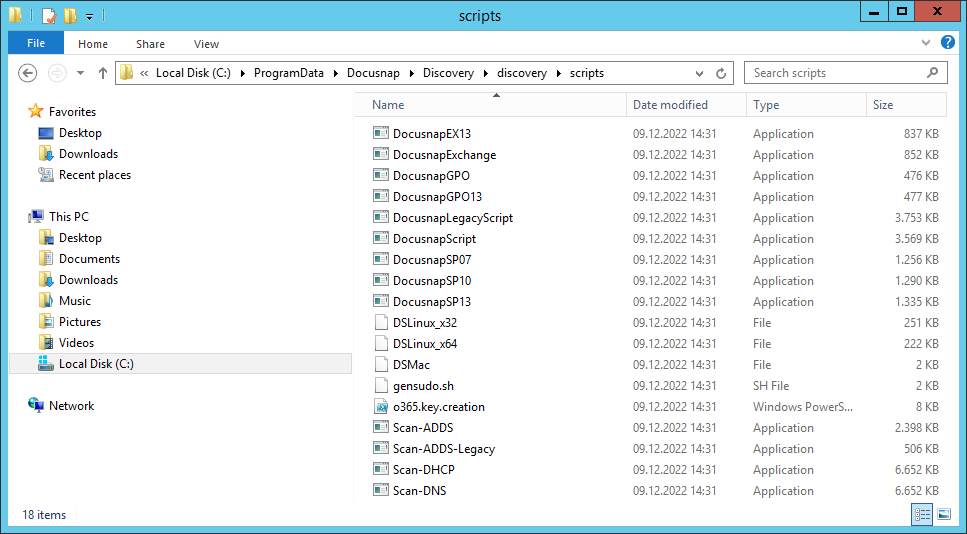 Synchronized application files (default path) Synchronized application files (default path)