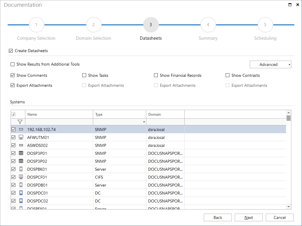 Docusnap-Documentation-Datasheets Docusnap-Documentation-Datasheets