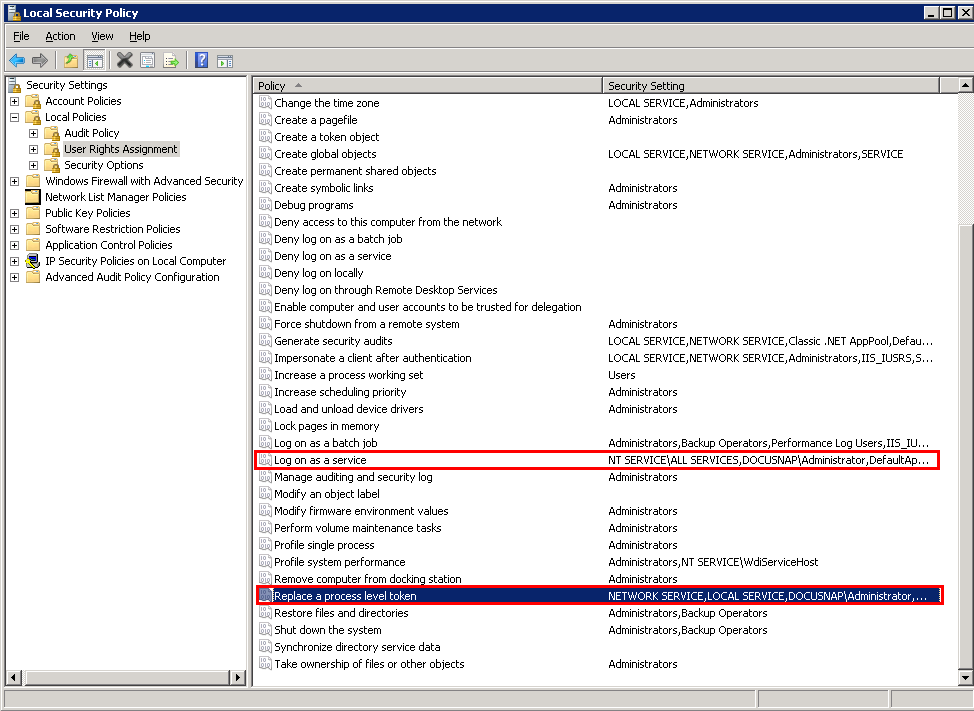 Docusnap-Server-Security-Policy Docusnap-Server-Security-Policy