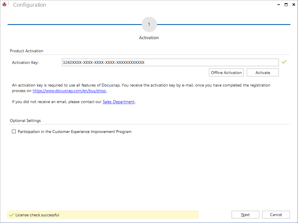 Docusnap-Configuration Docusnap-Configuration