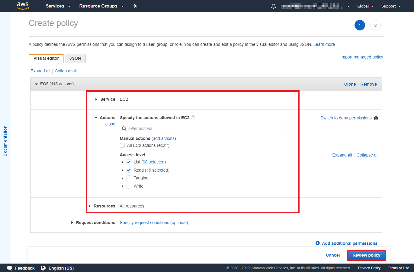 [Docusnap Inventory AWS Preparations Check Policy Docusnap Inventory AWS Preparations Check Policy