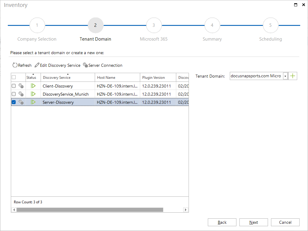 Docusnap Inventory Tenant Domain Docusnap Inventory Tenant Domain