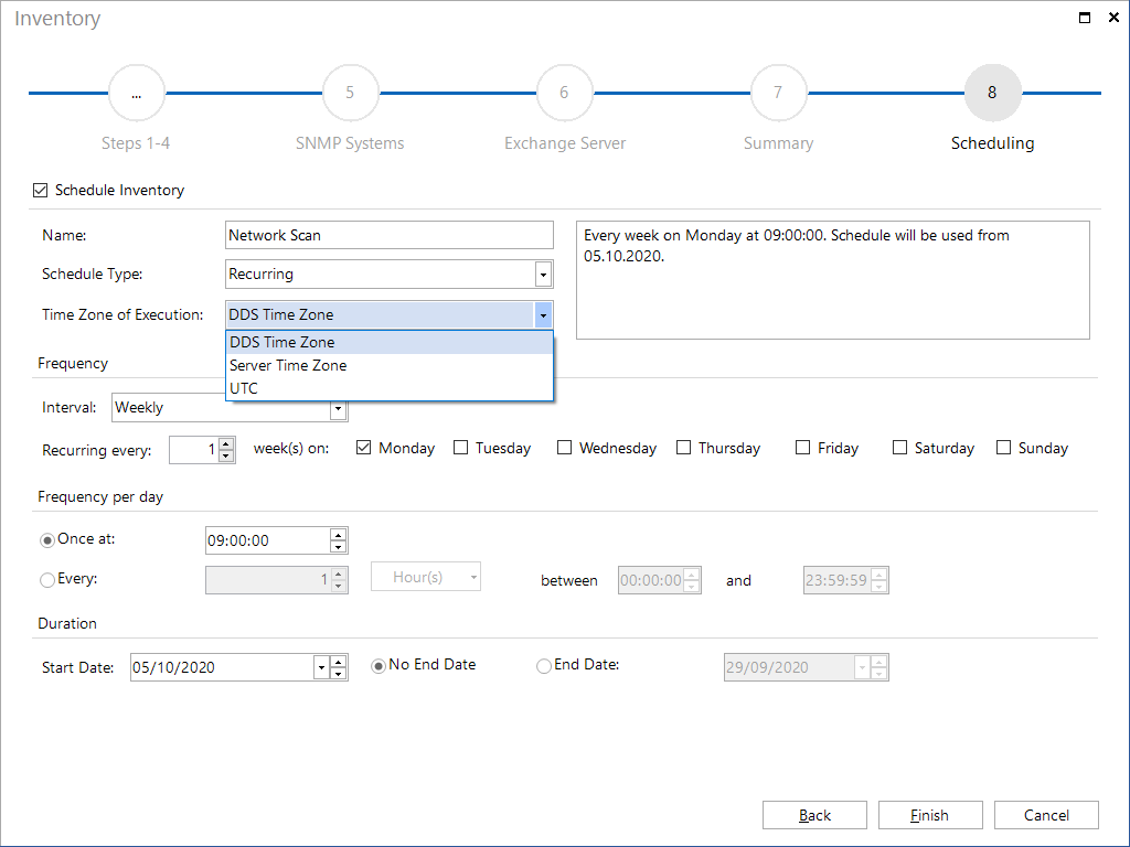 Docusnap Inventory Scheduling Docusnap Inventory Scheduling