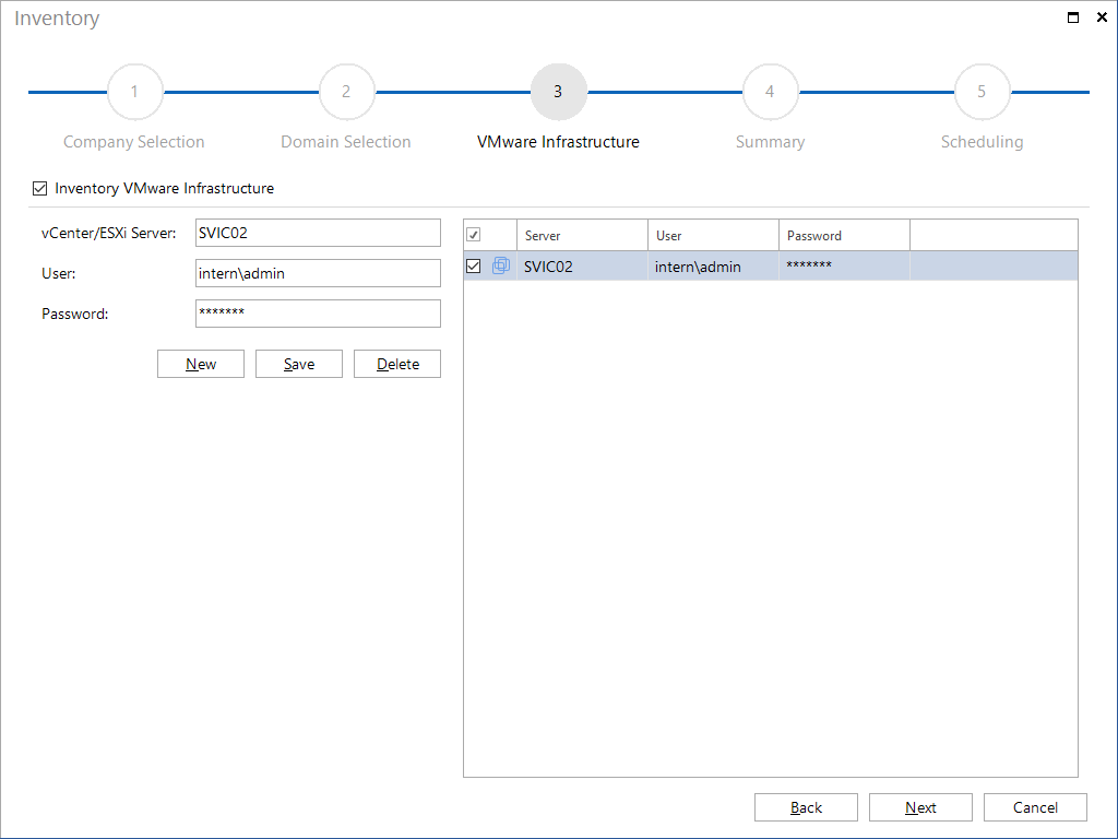 Docusnap Inventory VMware Infrastructure Docusnap Inventory VMware Infrastructure