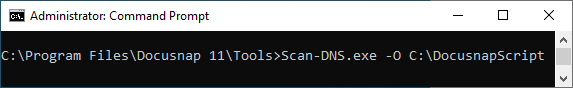 Docusnap Script DNS Command Line Docusnap Script DNS Command Line