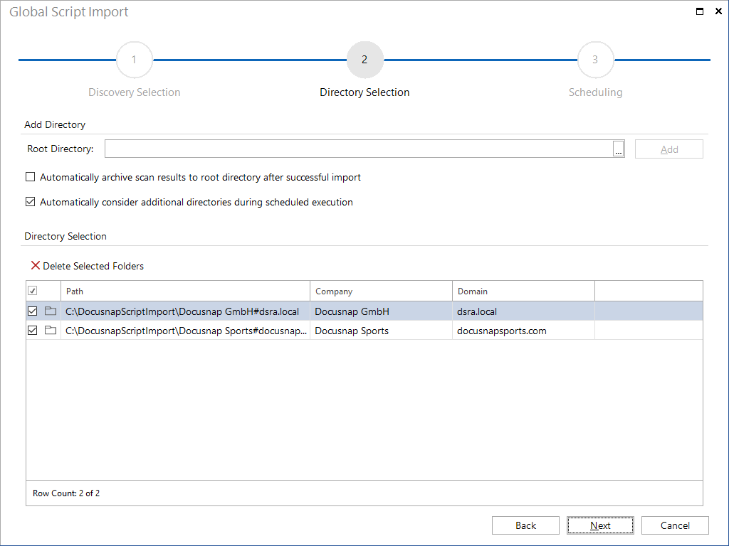 Docusnap Global Import Script Files Directory Selection Wizard Docusnap Global Import Script Files Directory Selection Wizard