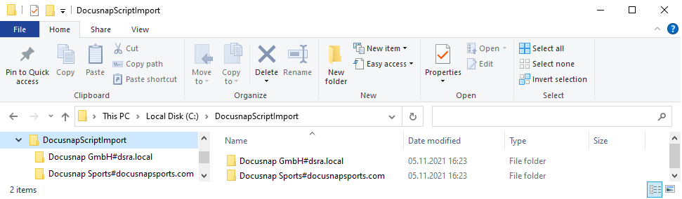 Docusnap Global Import Script Files Directory Selection Docusnap Global Import Script Files Directory Selection
