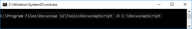 Docusnap Script Windows Command Line O Docusnap Script Windows Command Line O