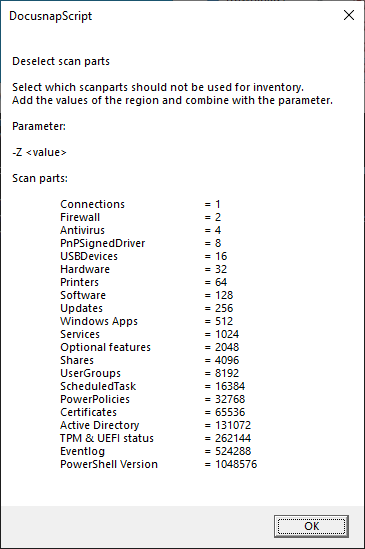 Docusnap Script Windows Command Line Parameter Z-Help Docusnap Script Windows Command Line Parameter Z-Help