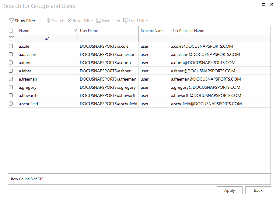 Docusnap-Permission-Analysis-User-Selection-Select-Entry Docusnap-Permission-Analysis-User-Selection-Select-Entry