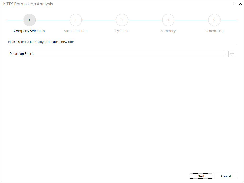 Docusnap-NTFS-Permission-Analysis-Company-Selection Docusnap-NTFS-Permission-Analysis-Company-Selection