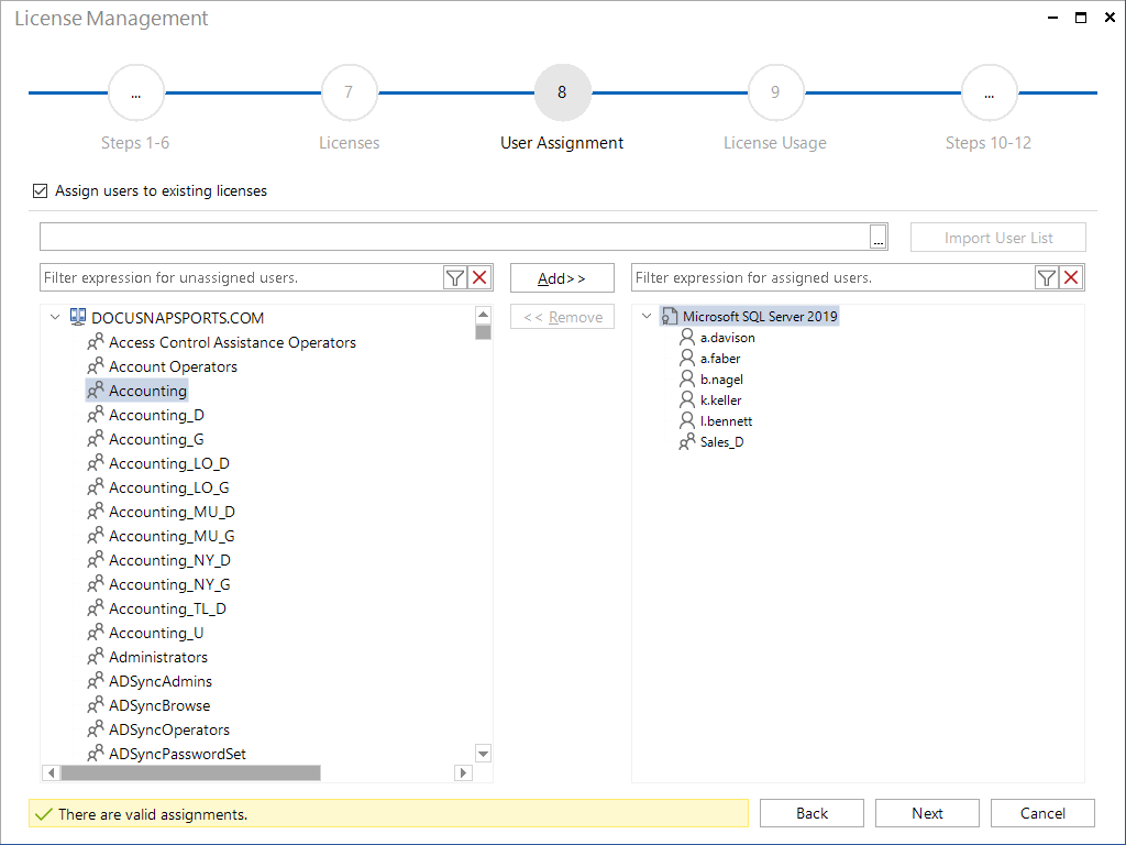 Docusnap-License-Management-User-Assignment Docusnap-License-Management-User-Assignment