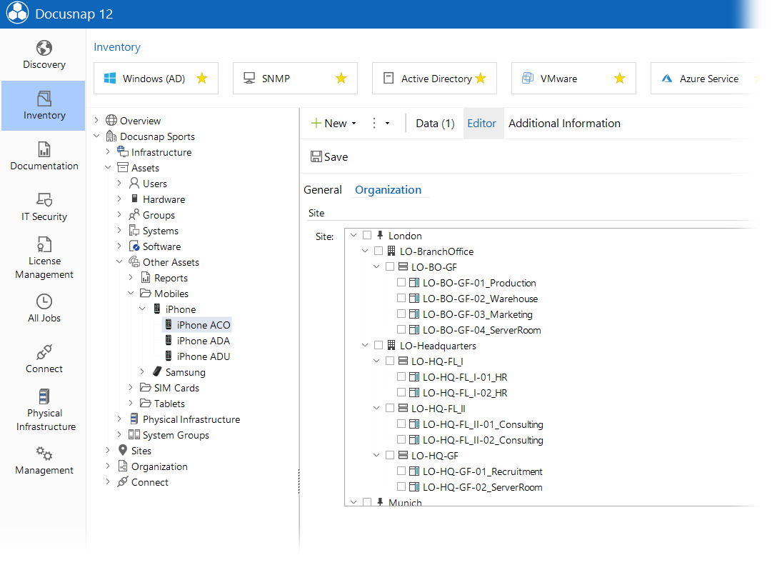 Docusnap-Sites-Assignment-ITAssets Docusnap-Sites-Assignment-ITAssets
